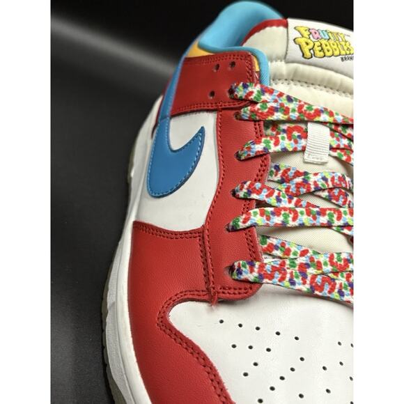 NIKE MEN DUNK LOW FRUITY PEBBLE RED/LASER BLUE/WHITE sz 10 DH8009-600 main image 8